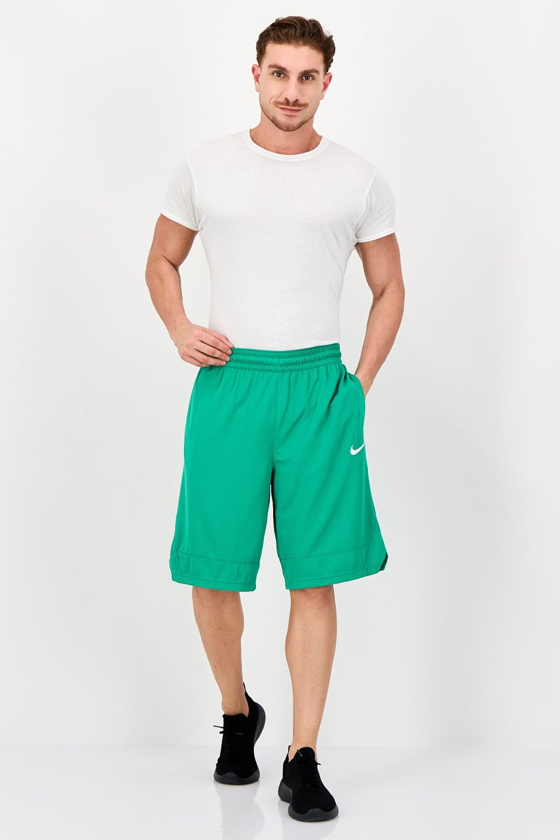 Nike Men Dri Fit Basketball Shorts, Green - Image 3